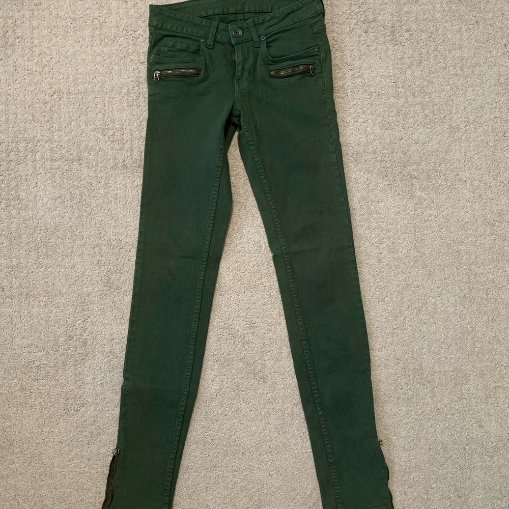 Dr Denim low rise skinny jeans.